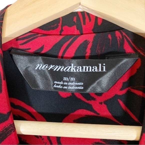 Norma Kamali Jersey Sleeveless V neck Wrap Style Midi Dress Size Medium - Picture 8 of 9